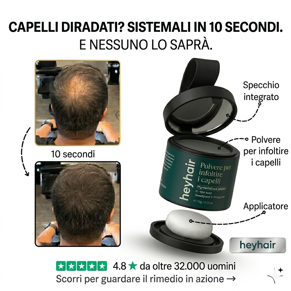 Polvere per infoltire i capelli (UOMO)