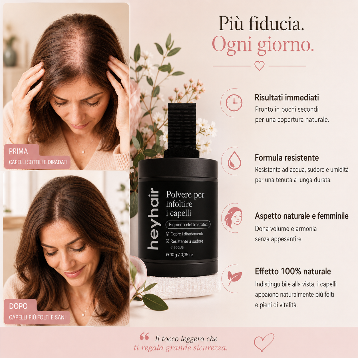 Polvere per infoltire capelli (DONNA)