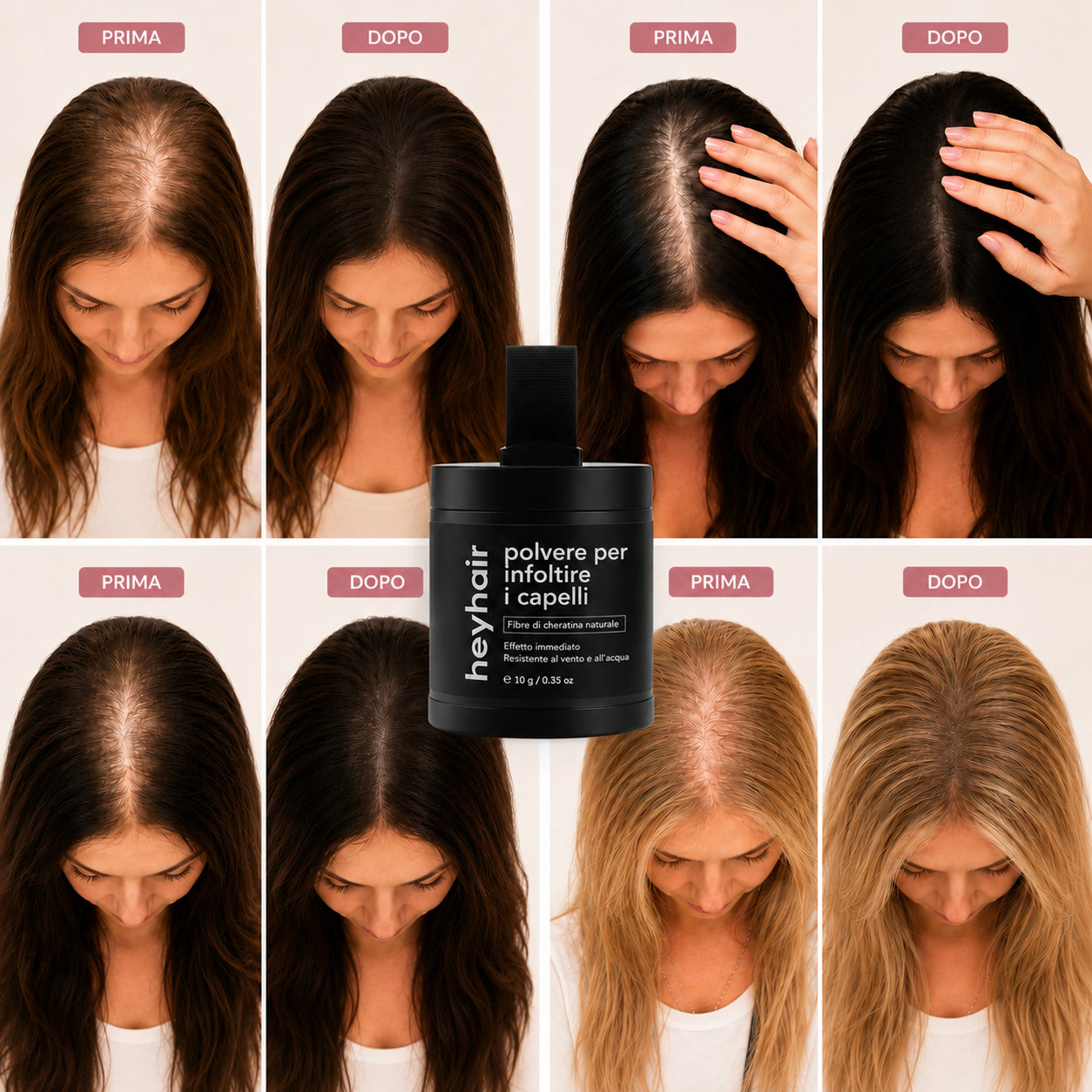 Polvere per infoltire capelli (DONNA)